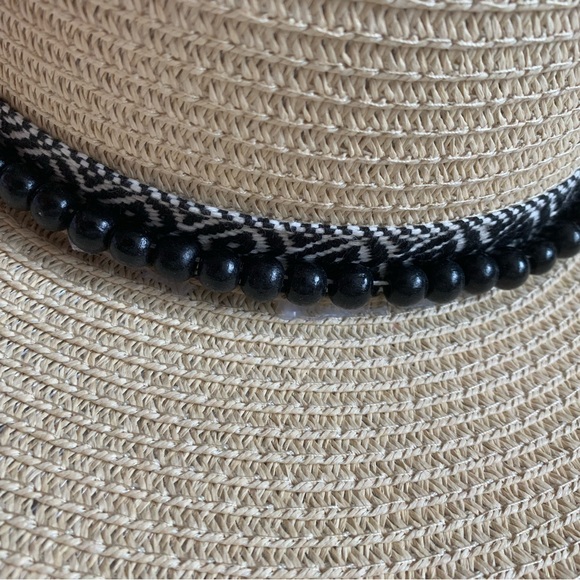 🏖️🌸Jessica Simpson Beachy Sun Hat With Beads🌸🏖️ - Picture 6 of 11